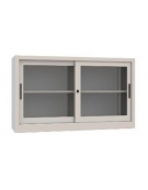 SOPRALZO ANTE SCORREVOLI IN VETRO TEMPERATO CON SERRATURA - cm 120x35x75h