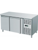Banco snack ventilato in acciaio inox 2 sportelli  - Potenza watt 220 - temperatura -2°C/+8°C - L1360xP600xH860mm