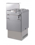 Banco gelati N°4+4 Pozzetti granite da Lt. 7,5 esterno inox - SENZA CARAPINE