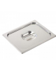 COPERCHIO GN 1/3 GASTRONORM ACCIAIO INOX 18/10 AISI 304  - mm 176x325