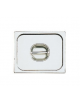 COPERCHIO GN 1/6 GASTRONORM ACCIAIO INOX 18/10 AISI 304 - mm 176x162