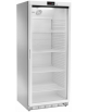 Armadio refrigerato statico linea digitale con porta a vetri ESTERNO INOX ,580 LT, temper. + 2° C/ + 8° C - mm 777x710x1895h
