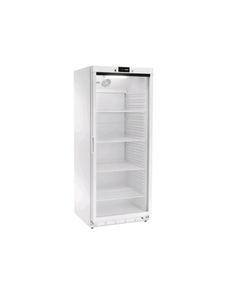 Espositore congelatore digitale, temperatura inferiore ai - 18° C, capacità 580 litri, con porta in vetro - mm 777x710x1895h