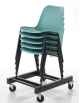 Carrello portasedie - Portata massima 10 sedie