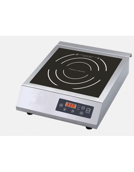 Piano di cottura ad induzione - Superficie utile di cottura diametro cm 26 - Potenza Kw 3,5