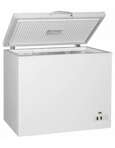 Congelatore a pozzetto, capacità 283 litri classe A+ e temperatura compresa tra - 2° C e - 18° C. - mm 1035x750x850h