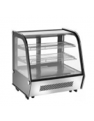 Espositore refrigerato da banco, capacità 160 litri, temperatura + 2° C/ + 12° C - mm 874x568x686h