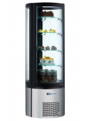 Espositore refrigerato per pasticceria - 4 ripiani - 400 litri - temp. da + 2° C/ + 8° C - mm 695x695x1750h