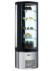 Espositore refrigerato per pasticceria verticale - 4 ripiani - 400 litri - temp. da + 2° C/ + 8° C - mm 695x695x1750h