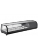 Vetrina sushi con 5 vasche GN1/3 altezza 4 cm - Temperatura 0° C/ + 12° C - mm 135,2x42,5x29,5h