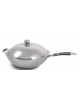 Padella per wok in acciaio inox diametro 36 cm e altezza 11,2 cm