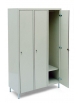 ARMADIO PER DEGENZA A 3 POSTI CON ANTE IN LAMIERA D'ACCIAIO - cm. 120 x 50 x 195 h