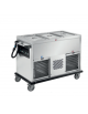Carrello termico bagnomaria vasca unica 1 vano refrigerato 3x1/1GN - inox 18/10 AISI 304 - cm 126,5x70x99h
