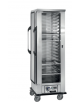 Carrello portateglie versione riscaldata inox 18/10 AISI 304 - 12 teglie 40x60 supporto a "L" - cm 67x79x156,5h