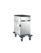 Carrello thermobox neutro in acciaio inox 18/10 AISI 304 - cm 48,5x80,5x86,7h