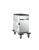 Carrello thermobox neutro in acciaio inox 18/10 AISI 304 - Capacità 9 teglie GN1/1 - cm 47x79x87,5h