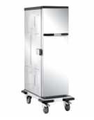 Carrello thermobox neutro in acciaio inox 18/10 AISI 304 - cm 48,5x80,5x147h