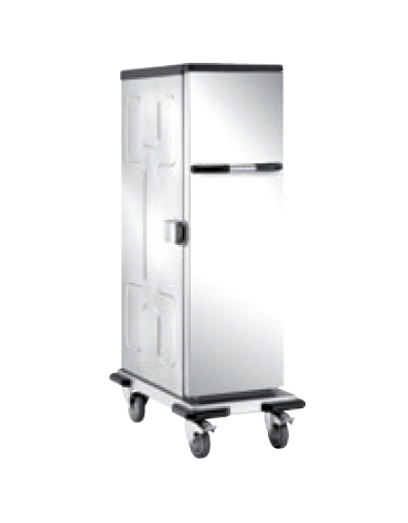 Carrello thermobox neutro in acciaio inox 18/10 AISI 304 - cm 48,5x80,5x147h