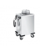 Distributore piatti riscaldato in acciaio inox 18/10 - 1 colonna fissa - portata 50/60 piatti ø 16/21 - cm 60x48x98h
