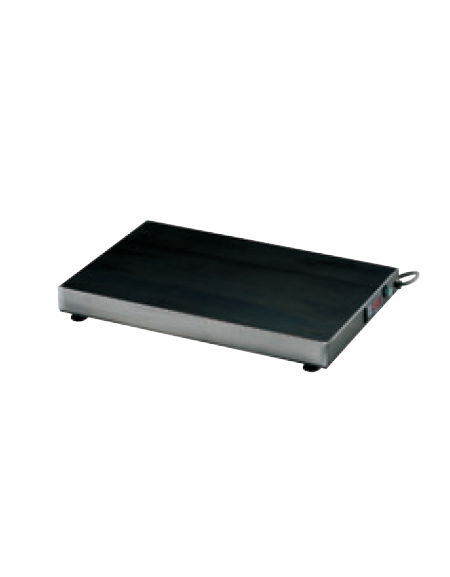 Piano caldo in acciaio inox 18/10 AISI 304 - termostato digitale - potenza 200W - cm 60x30x85h