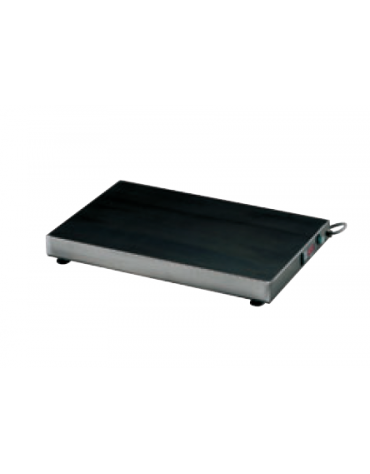 Piano caldo in acciaio inox 18/10 AISI 304 - termostato digitale - potenza 300W - cm 60x50x85h