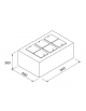 Elemento 6 carapine per granite da 1/2 da banco con motore interno incluso cm. 94x60x90h