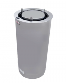 Scaldapiatti in acciaio inox - capacità 40 piatti da mm Ø 230/310 - potenza 400w - mm Ø405x767H