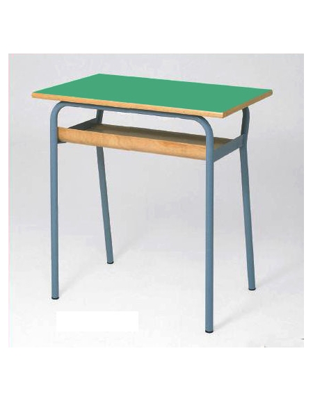 Banco monoposto con sottopiano in legno di faggio pressocurvato - STRUTTURA  Ø mm.28 - CM 70X50X59H - GRANDEZZA 3