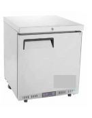 Armadio refrigerato mini in acciaio inox - 1 porta - 145 litri, -18°C/-22°C - mm 605x661x815h