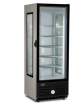 Vetrina gelateria verticale statica - capacità 320 litri - temp. -18°-23°C - mm L x P x H: 610 x 639 x 1844