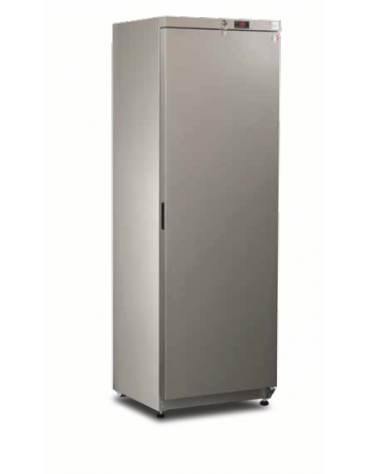 Armadio frigorifero in lamiera preverniciata RAL 9006 - capacità 360 Lt., temperatura  -180°-22°C - mm 600x613x1885h