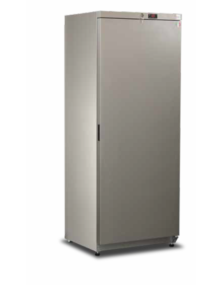 Armadio frigorifero in lamiera preverniciata RAL 9006 - capacità 610 Lt., temperatura  -25°-18°C - mm 785x802x1883h