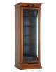 Vetrina per vini statica in legno rovere scuro - 1 porta - capacità 382 Lt - temperatura da +4°C a +18°C - mm 690x675x1880h