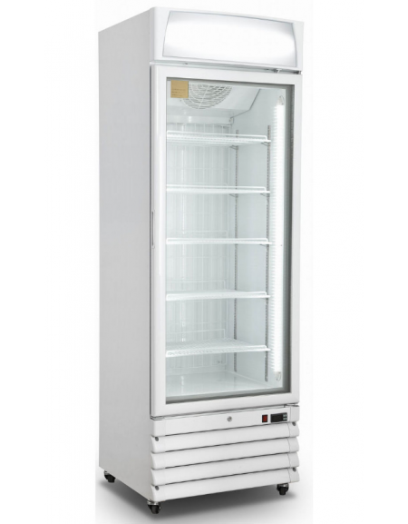 Frigo vetrina ventilato per bevande 1 porta - capacità 570 Lt