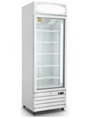 Vetrina verticale refrigerata no frost ad 1 porta battente - capacità 570 Lt - temperatura -18°C/-24°C - mm 670x650x1950h