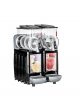 Granitore sorbettiera condensazione ad aria -  2 vasche Lt. 6 - Colore nero - mm 400x480x700h