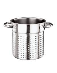 Colapasta 2 manici in acciaio inox per pentola -  Ø cm 28 -  h cm 29,5