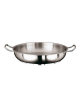 Tegame in acciaio inox, 2 maniglie con fondo termodiffusore sandwich a tre strati -  Ø cm 24 -  h cm 5