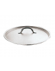 Coperchio in acciaio inox con bordo rinforzato per pentole o casseruole Ø cm 20