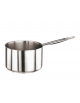 Casseruola mezza alta 1 manico, in acciaio inox con fondo termodiffusore sandwich a tre strati - Ø cm 16 - h cm 8 - Litri 1,6