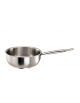 Casseruola bombata 1 manico, in acciaio inox con fondo termodiffusore sandwich a tre strati -  Ø cm 20 -  h cm 7,5 - Litri 2,2