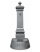 Fontana in ghisa con rubinetto in ottone del tipo a leva oppure a pulsante cm. 46x51x124h