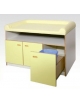 MOBILE FASCIATOIO IN LEGNO NOBILITATO CON 2 ANTE ED 1 CASSETTO INFERIORI - CM 120X75X80H