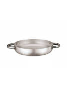 Tegame in alluminio pesante, 2 maniglie tubolari in acciaio inossidabile 18/10 -  Ø cm 45 -  h cm 7,5
