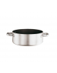 Casseruola bassa in alluminio pesante antiaderente, 2 maniglie tubolari inox 18/10 -  Ø cm 32 -  h cm 12,5 - Litri 10