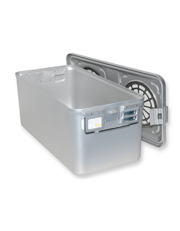 CONTENITORE RETTANGOLARE PER STERILIZZAZIONE CON FILTRO CM 58x28x26H