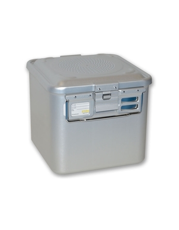 CONTENITORE PER STERILIZZAZIONE CON FILTRO cm 28,5x28X26H
