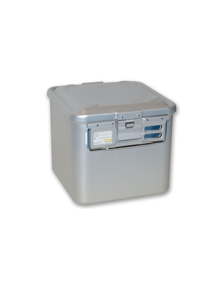 CONTENITORE PER STERILIZZAZIONE CON FILTRO cm 28,5x28X26H