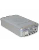 CONTENITORE RETTANGOLARE PER STERILIZZAZIONE CON FILTRO cm 46,5x28X10H