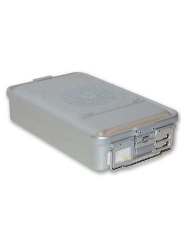 CONTENITORE RETTANGOLARE PER STERILIZZAZIONE CON FILTRO cm 46,5x28X10H